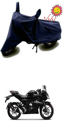 Auto Age Two Wheeler Cover for Suzuki(Blue)