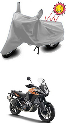 Auto Age Two Wheeler Cover for KTM(Silver)