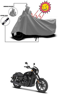 Auto Age Two Wheeler Cover for Harley Davidson(Grey)
