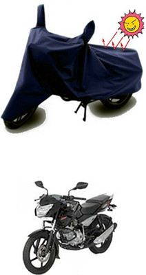 Auto Age Two Wheeler Cover for Bajaj(Pulsar 135 LS DTS-i, Blue)