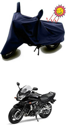 Auto Age Two Wheeler Cover for Suzuki(Blue)