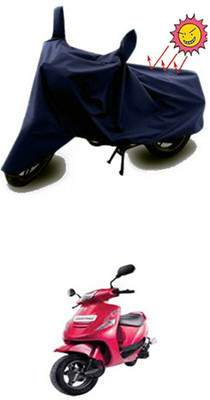 Auto Age Two Wheeler Cover for Mahindra(Kine, Blue)