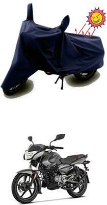 Auto Age Two Wheeler Cover for Bajaj(Blue)