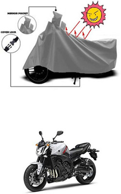 Auto Age Two Wheeler Cover for Yamaha(Grey)