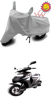 Auto Age Two Wheeler Cover for Avon(Silver)