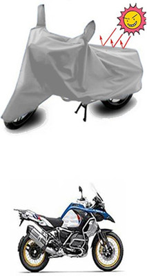 Auto Age Two Wheeler Cover for BMW(Silver)