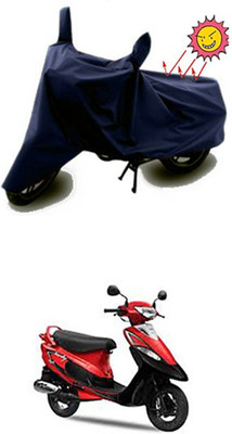Auto Age Two Wheeler Cover for TVS(Blue)