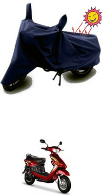Auto Age Two Wheeler Cover for Indus(Yo Spark, Blue)