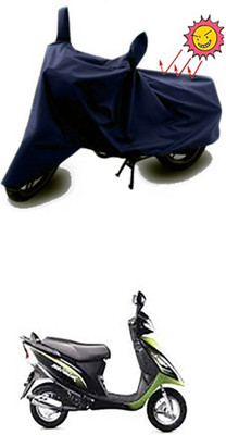 Auto Age Two Wheeler Cover for TVS(Scooty Streak, Blue)