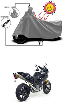 Auto Age Two Wheeler Cover for Ducati(Grey)
