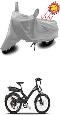 GOODLIFE Two Wheeler Cover for Hero(Silver)