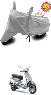 Auto Age Two Wheeler Cover for Universal For Bike(Silver)