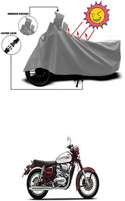 Auto Age Two Wheeler Cover for Universal For Bike(Grey)