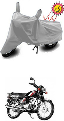 Auto Age Two Wheeler Cover for Honda(Silver)