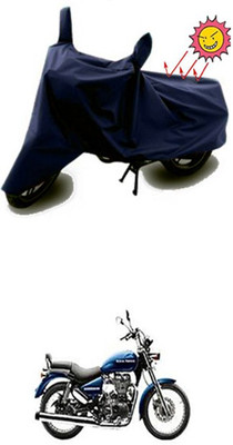 Auto Age Two Wheeler Cover for Royal Enfield(Thunderbird 500, Blue)