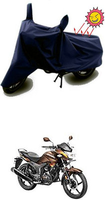 Auto Age Two Wheeler Cover for Hero(Hunk, Blue)