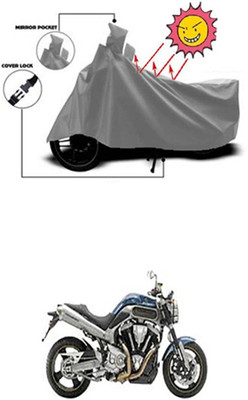 Auto Age Two Wheeler Cover for Yamaha(Grey)