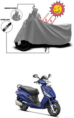 Auto Age Two Wheeler Cover for Hero(Grey)