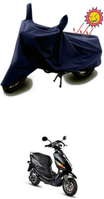 Auto Age Two Wheeler Cover for Hero(Electric Cruz, Blue)