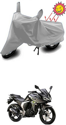 Auto Age Two Wheeler Cover for Yamaha(Silver)