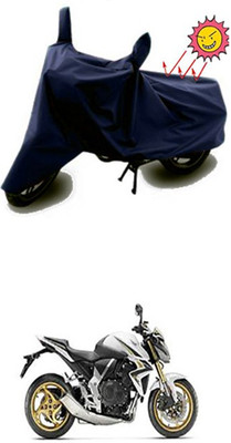 Auto Age Two Wheeler Cover for Honda(Blue)