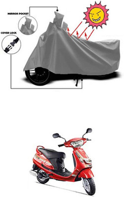 Auto Age Two Wheeler Cover for Mahindra(Grey)