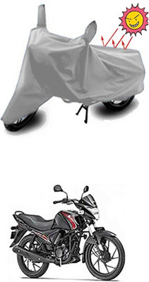 Auto Age Two Wheeler Cover for Suzuki(Sling Shot, Silver)