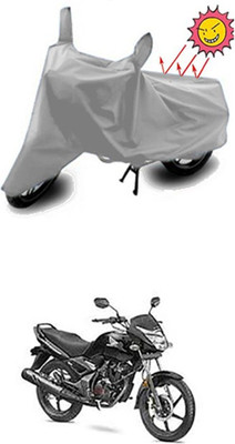 Auto Age Two Wheeler Cover for Honda(Silver)