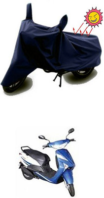 Auto Age Two Wheeler Cover for Indus(Yo Xplor, Blue)