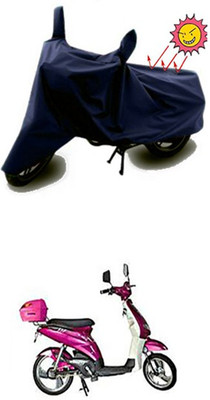 GOODLIFE Two Wheeler Cover for Avon(E Lite, Blue)