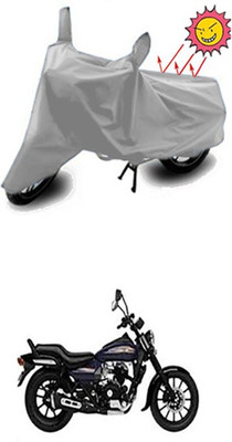 Auto Age Two Wheeler Cover for Bajaj(Silver)