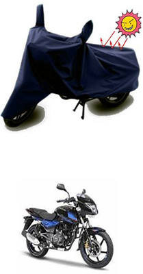 Auto Age Two Wheeler Cover for Bajaj(Pulsar 150 DTS-i, Blue)