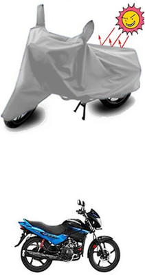 Auto Age Two Wheeler Cover for Hero(Glamour, Silver)
