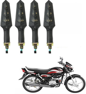 BRPEARl Side LED Indicator Light for Hero HF Deluxe(Orange, Black)
