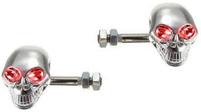 graceride Front, Rear LED Indicator Light for Universal For Bike Universal For Bike(Red)