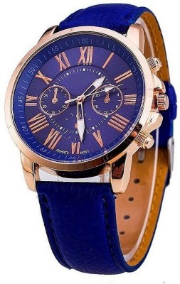 COSMIC blue color boys wrist watch with artificial chronograph and button design on dial Analog Watch  - For Men