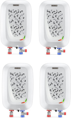 USHA 3 L Instant Water Geyser (INSTANO pack of 4, MOONLIGHT WHITE)