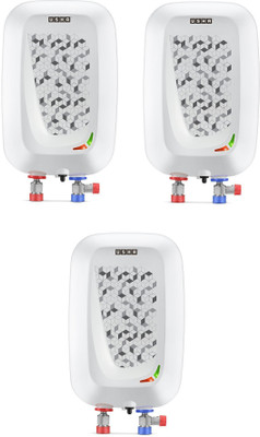 USHA 3 L Instant Water Geyser (INSTANO pack of 3, MOONLIGHT WHITE)