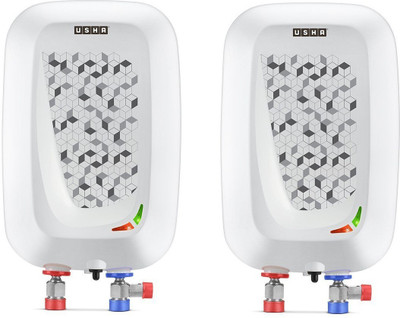 USHA 3 L Instant Water Geyser (INSTANO pack of 2, MOONLIGHT WHITE)