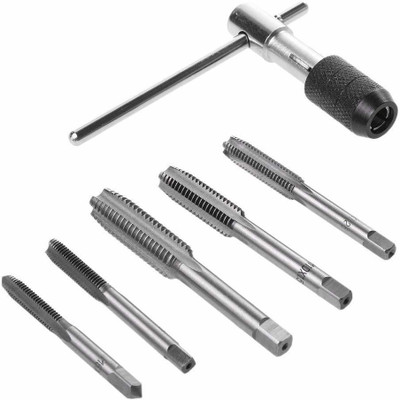 uptodatetools Metric Tap and Dies Set M6 or M7 or M8 or M10 or M12 Tap Wrench Tap Wrench Single Sided Speciality(Pack of 6)