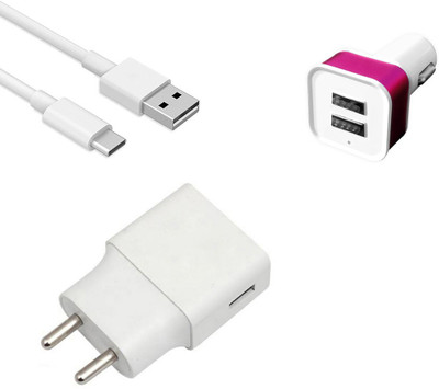 SARVIN Wall Charger Accessory Combo for Realme Narzo 20(White)