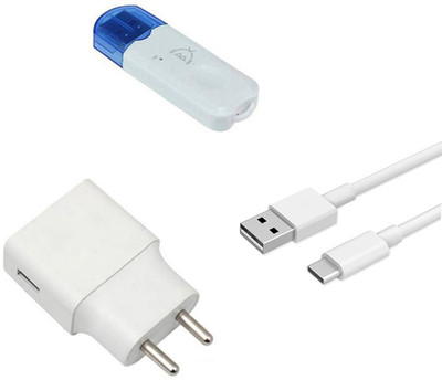 DAKRON Wall Charger Accessory Combo for Realme 6(White)
