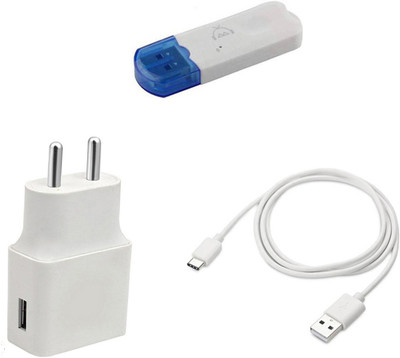 DAKRON Wall Charger Accessory Combo for Vivo V20 Pro(White)