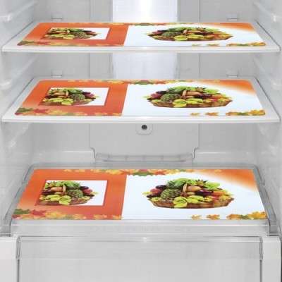 RIW designer Fridge Mat(Width: 45 cm, Multicolor)