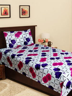 50% OFF on Homefab India 140 TC Cotton Single Floral Bedsheet(Pack of 1, Pink) 50% OFF on Homefab India 140 TC Cotton Single Floral Bedsheet(Pack of 1, Pink)