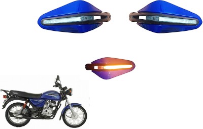 AutoVHPR Boxe Stylish Blue Hand Guard with LED Handlebar Hand Guard(Bajaj)