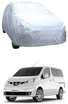 Auto Age Car Cover For Nissan Evalia (Without Mirror Pockets)(Silver)