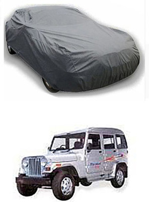 Auto Age Car Cover For Mahindra Marshal (Without Mirror Pockets)(Grey)
