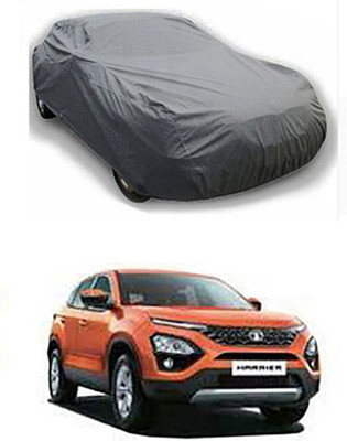 Auto Age Car Cover For Tata Harrier (Without Mirror Pockets)(Grey)