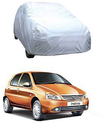 Auto Age Car Cover For Tata Indica (Without Mirror Pockets)(Silver)